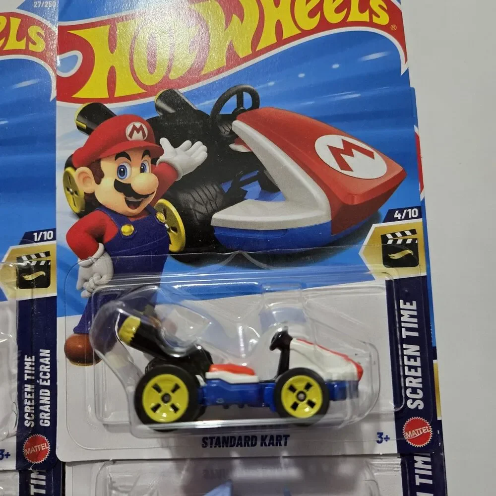 Hot Wheels Screen Time Lot Transformers Optimus Prime Mario Kart Batman Corvette